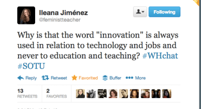 State of the Union Tweet